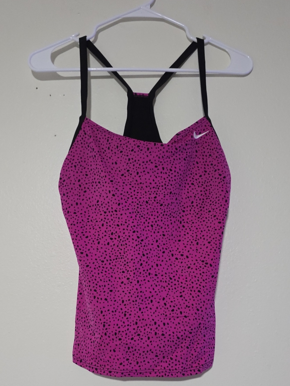 Nike Women's Magenta Speckle Racerback Tank